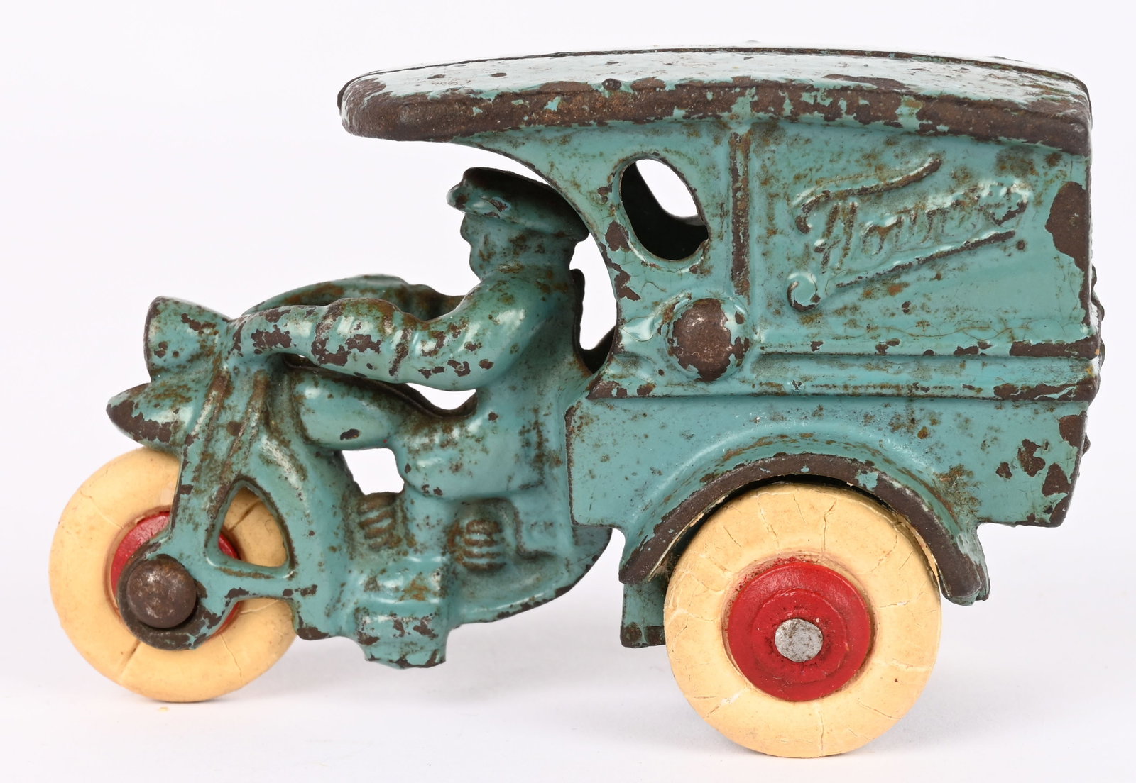 3 1/4" HUBLEY SAY IT WITH FLOWERS MOTORCYCLE (1 of 5)