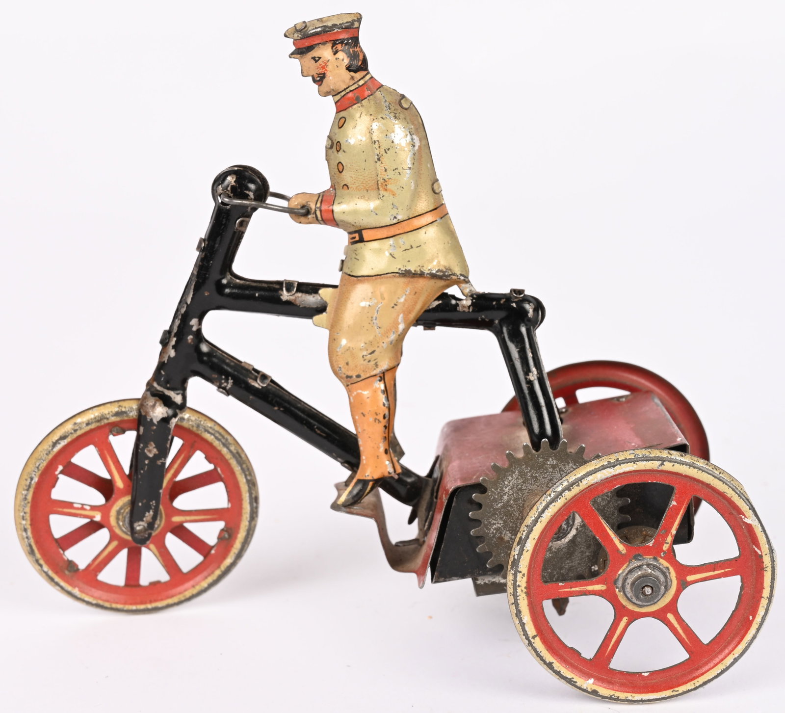 ISSMAYER TIN WINDUP MAN ON CYCLE (1 of 5)