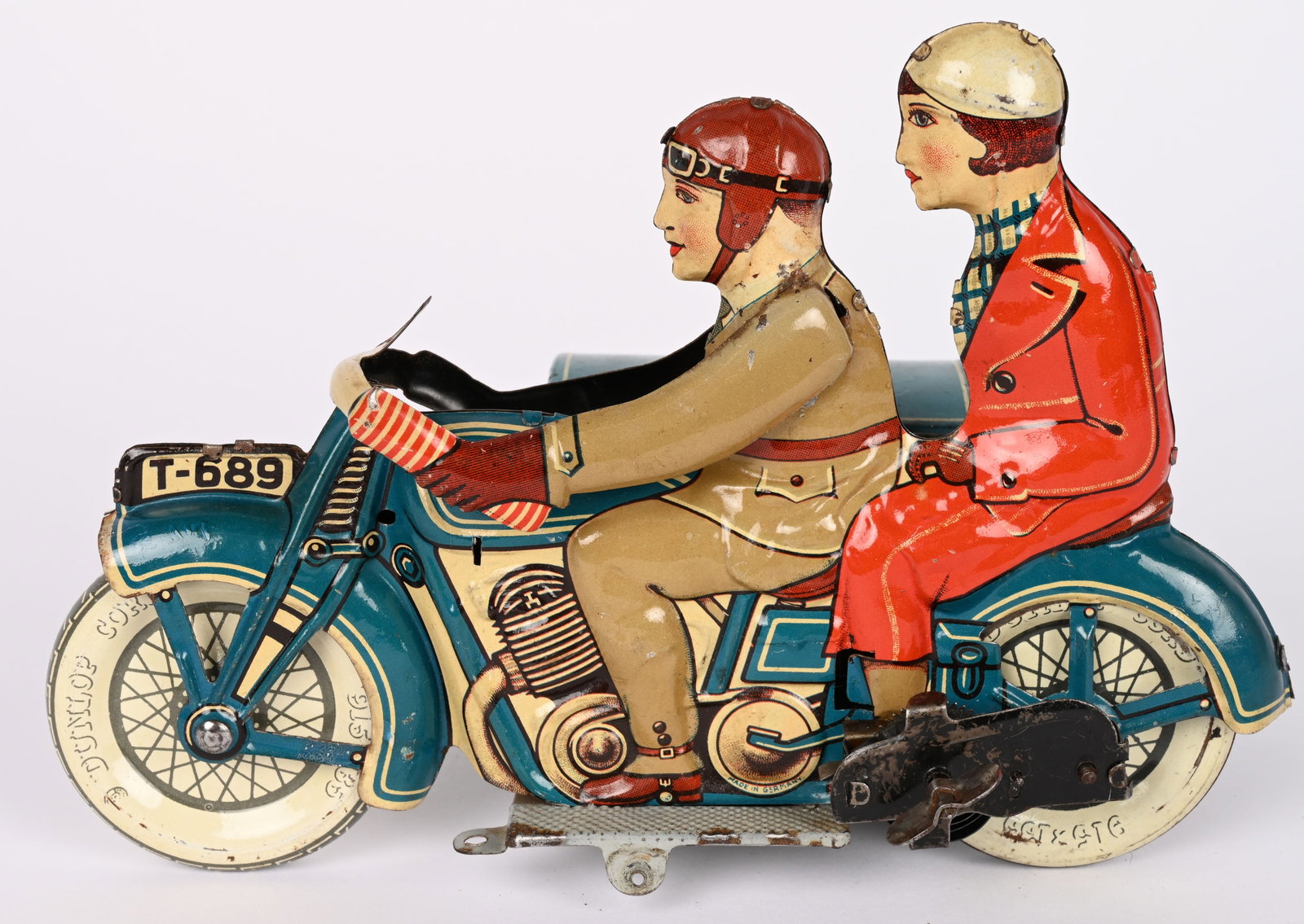 TIPP TIN WINDUP DELIVERY MOTORCYCLE (1 of 6)