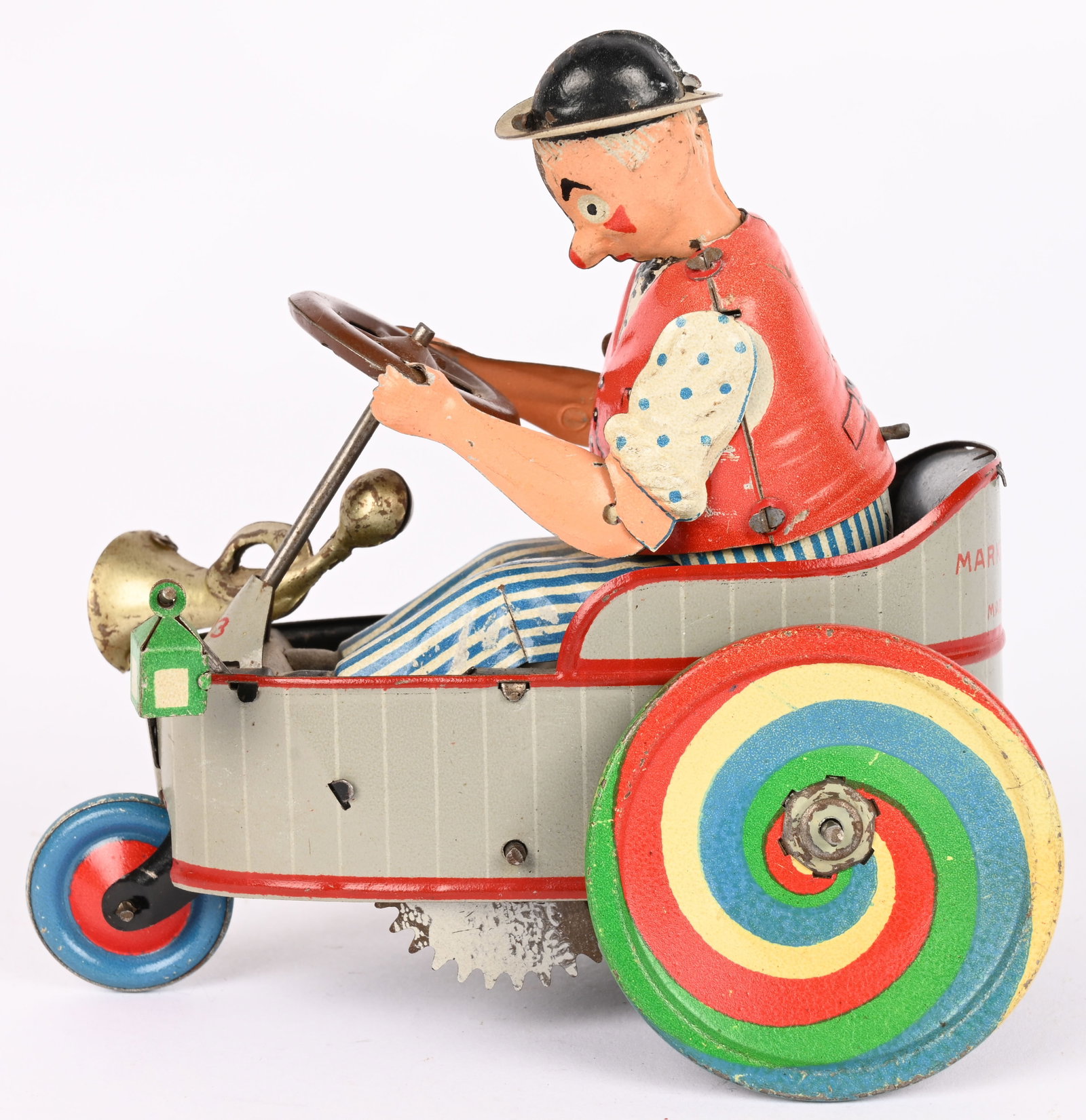 LEHMANN TIN WINDUP PETER CLOWN CYCLE (1 of 5)