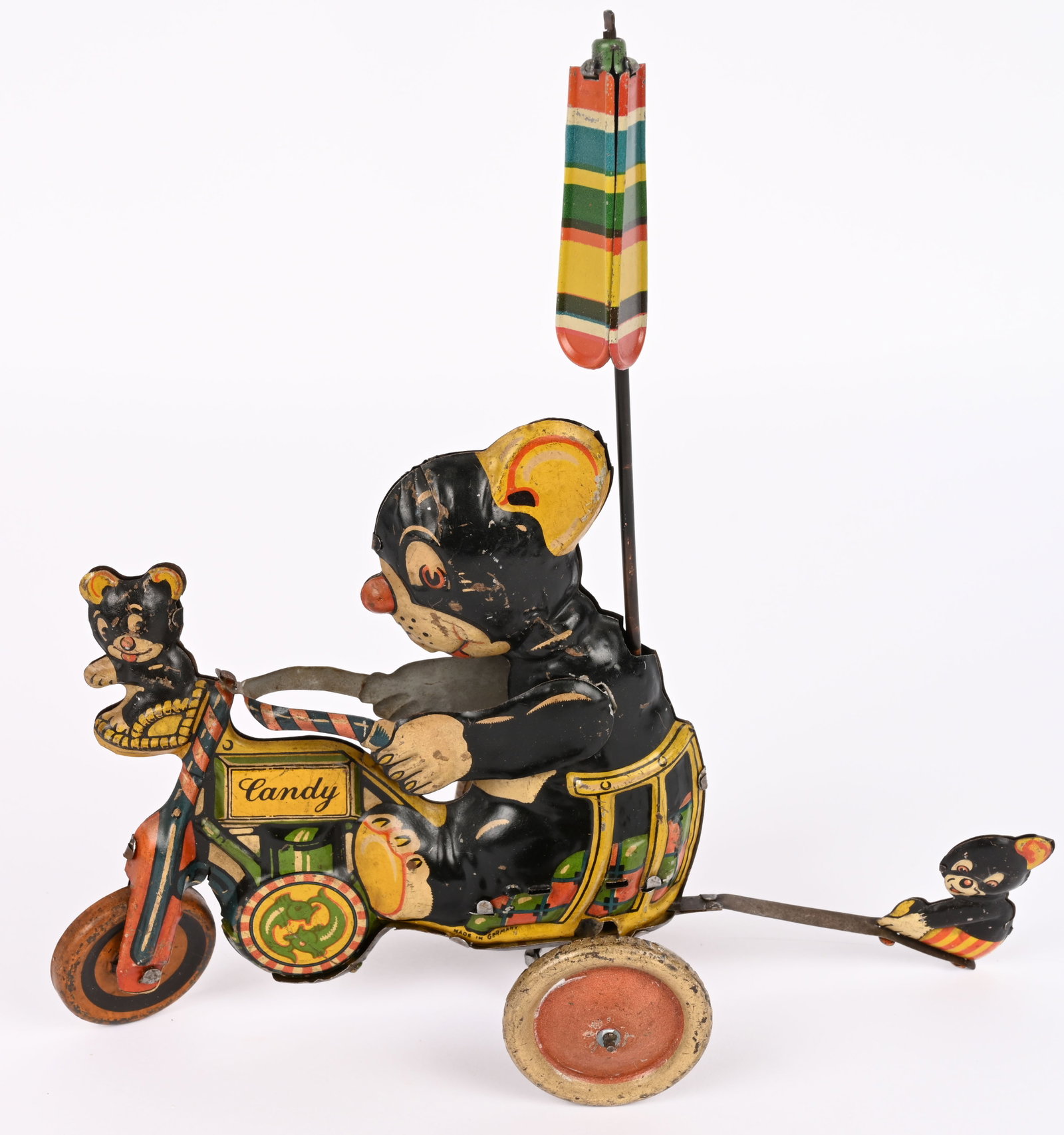 GERMAN WINDUP CANDY BEAR CYCLE (1 of 9)