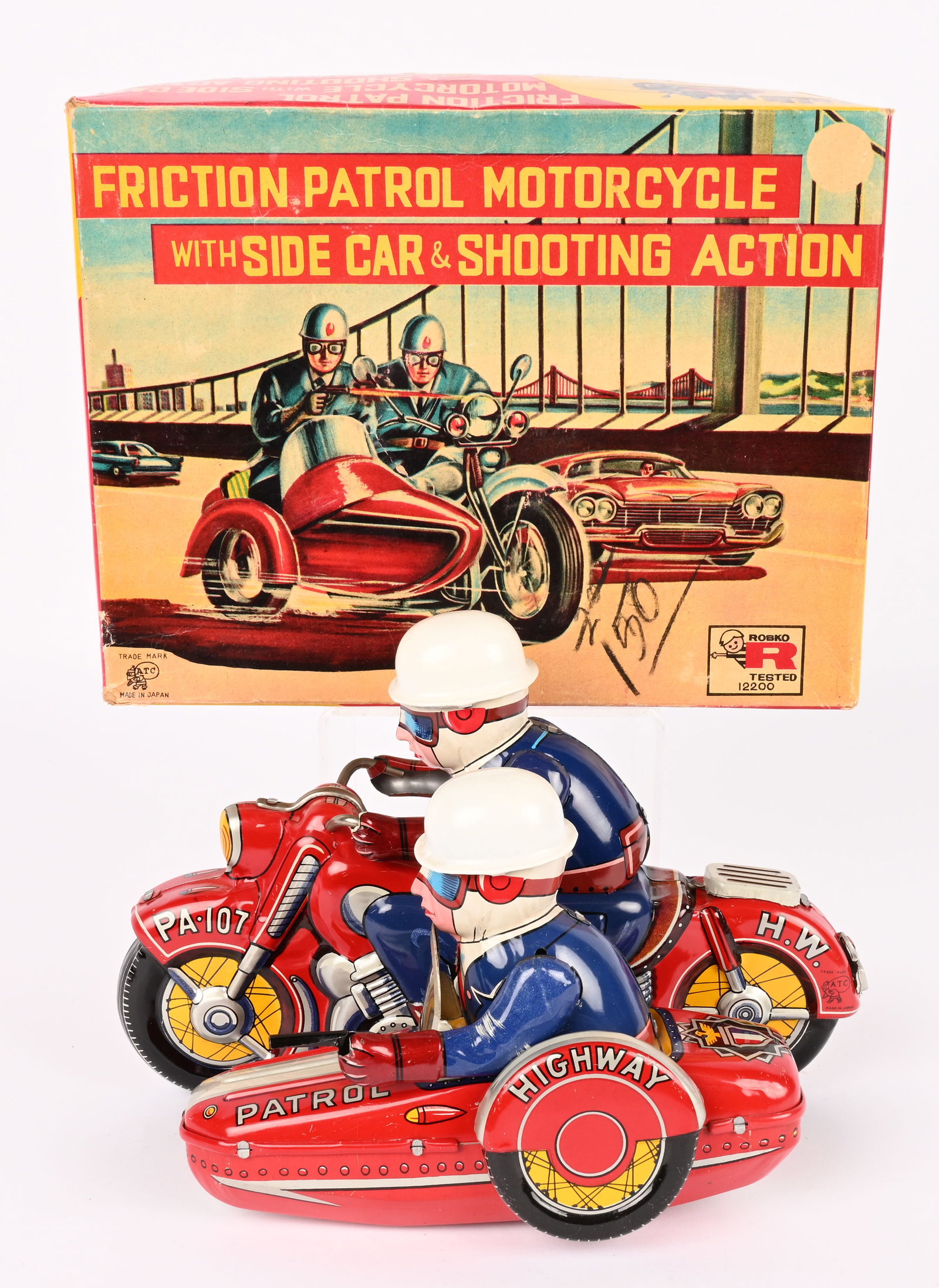 ATC JAPAN HIGHWAY PATROL AUTOCYCLE w/ BOX (1 of 14)