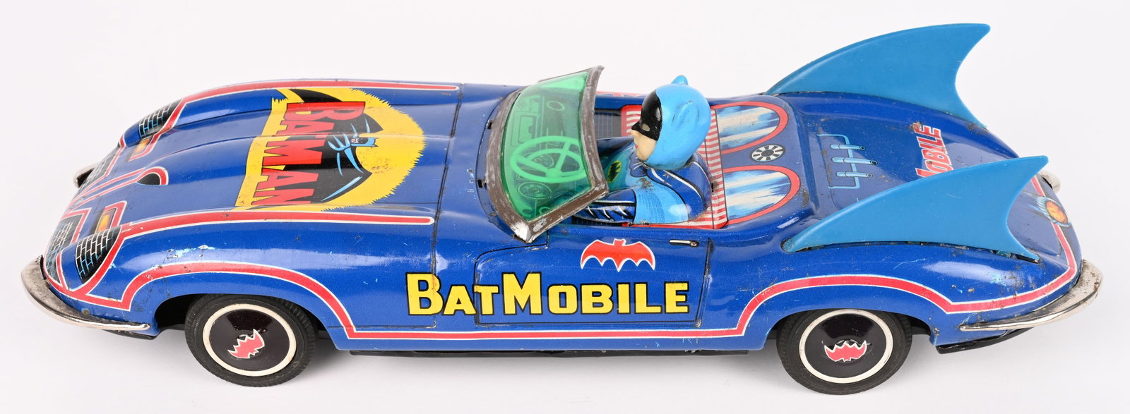AOSHIN SHOTEN TIN FRICTION BATMOBILE (1 of 6)