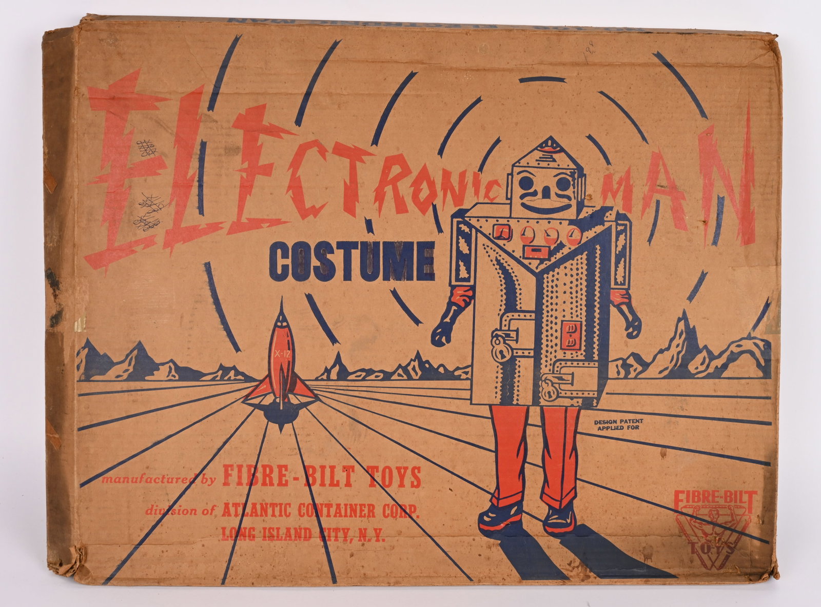 FIBER BILT #108 ELECTRIC MAN ROBOT COSTUME w/ BOX (1 of 6)