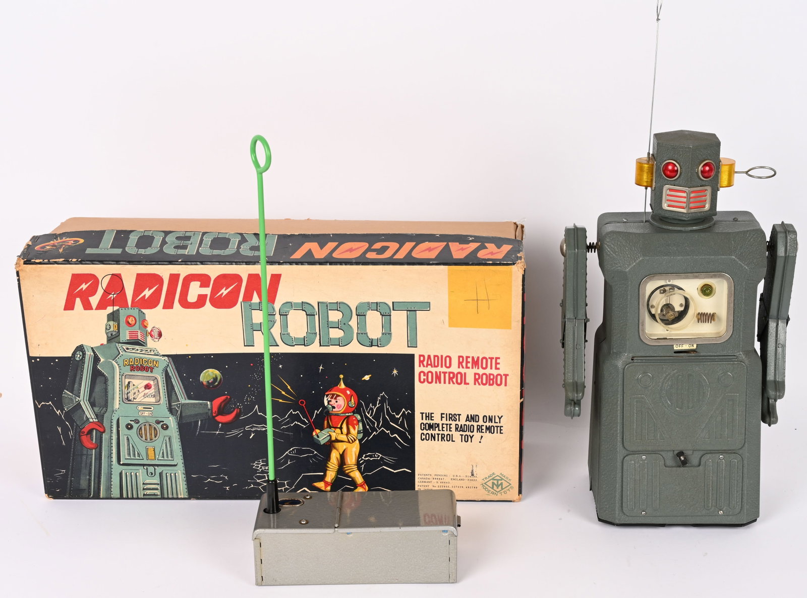 MASUDAYA BATTERY OP RADICON ROBOT w/ BOX (1 of 15)