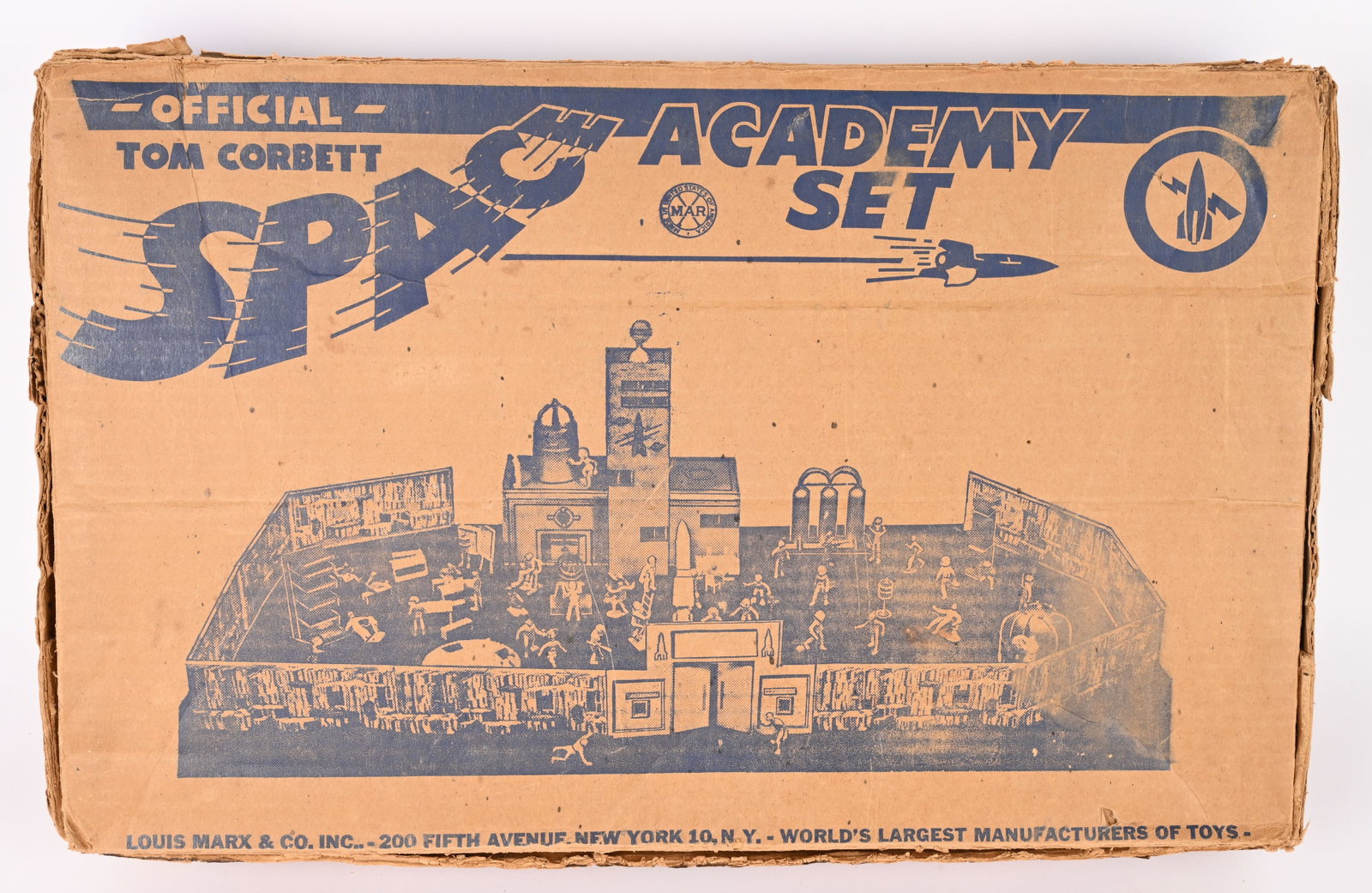 MARX #7012 TOM CORBETT SPACE ACADEMY PLAY SET (1 of 16)