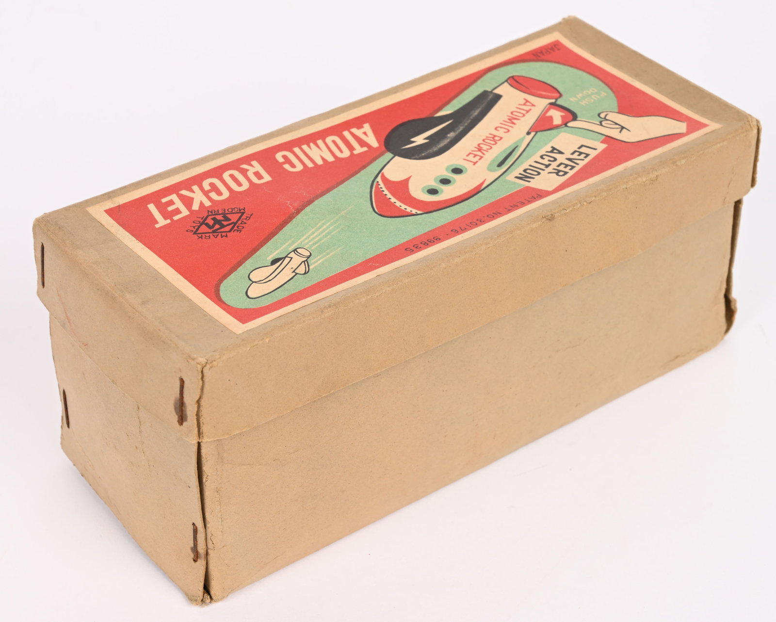 MT TIN WINDUP ATOMIC ROCKET w/ BOX - 10