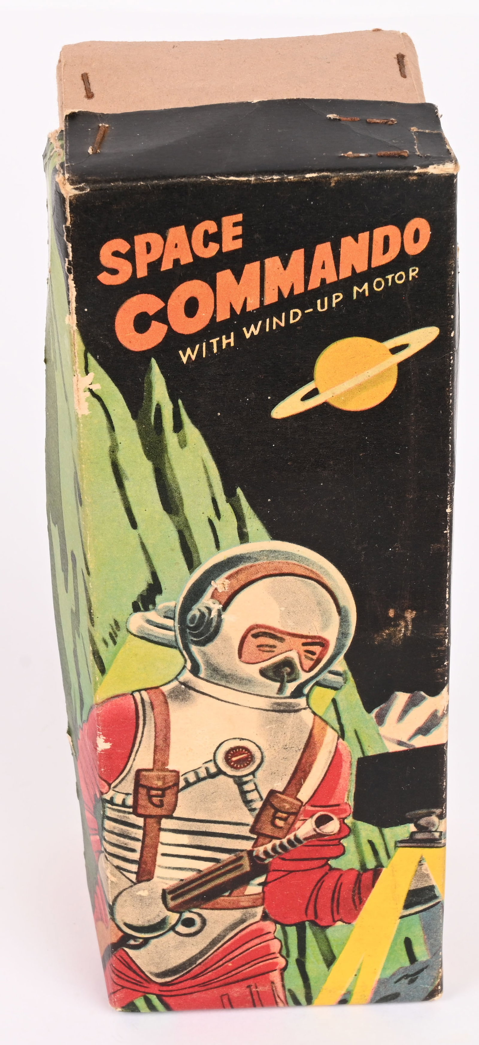 NOMURA TIN WINDUP SPACE COMMANDO w/ BOX - 6