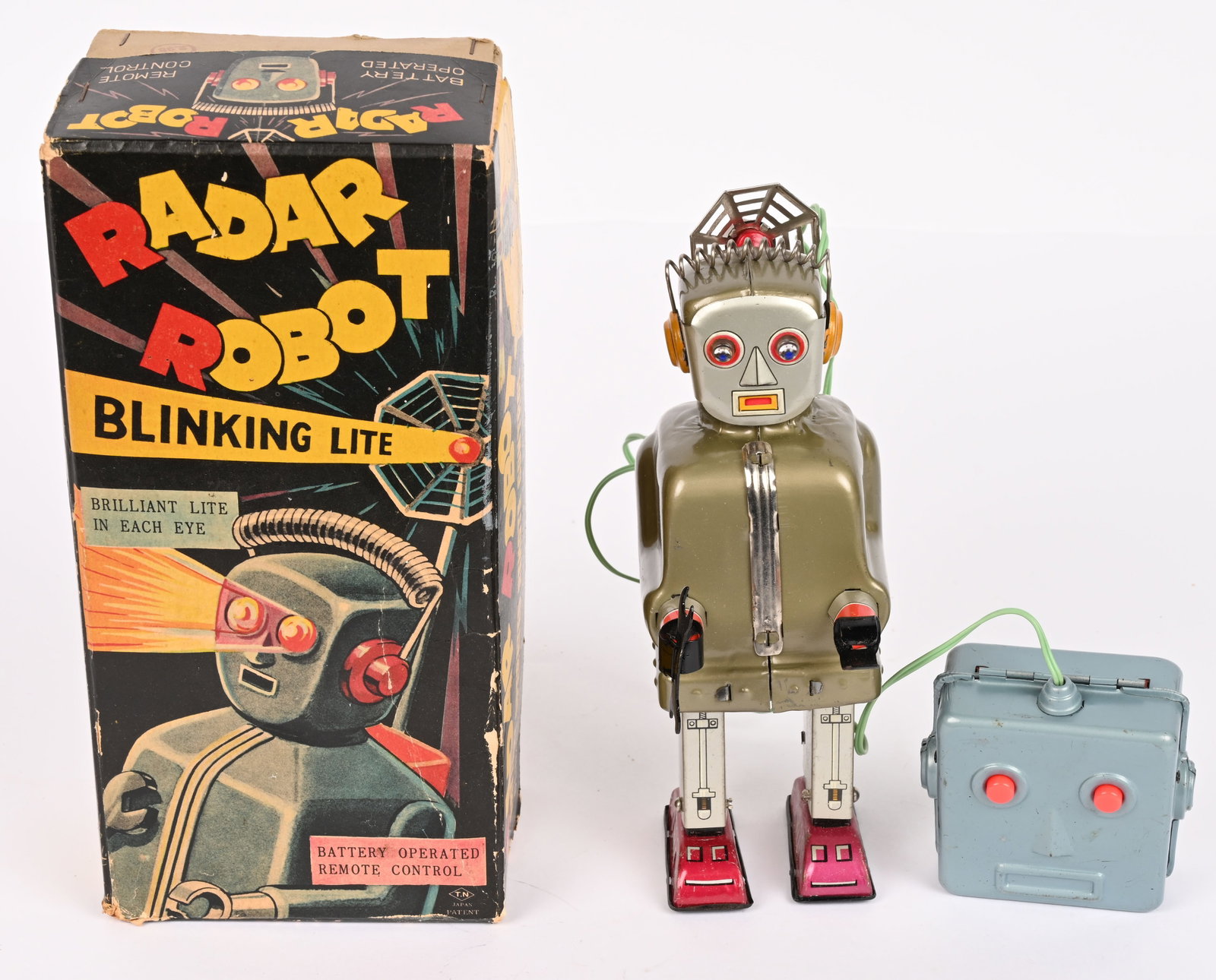 NOMURA BATTERY OP RADAR ROBOT w/ BOX (1 of 12)