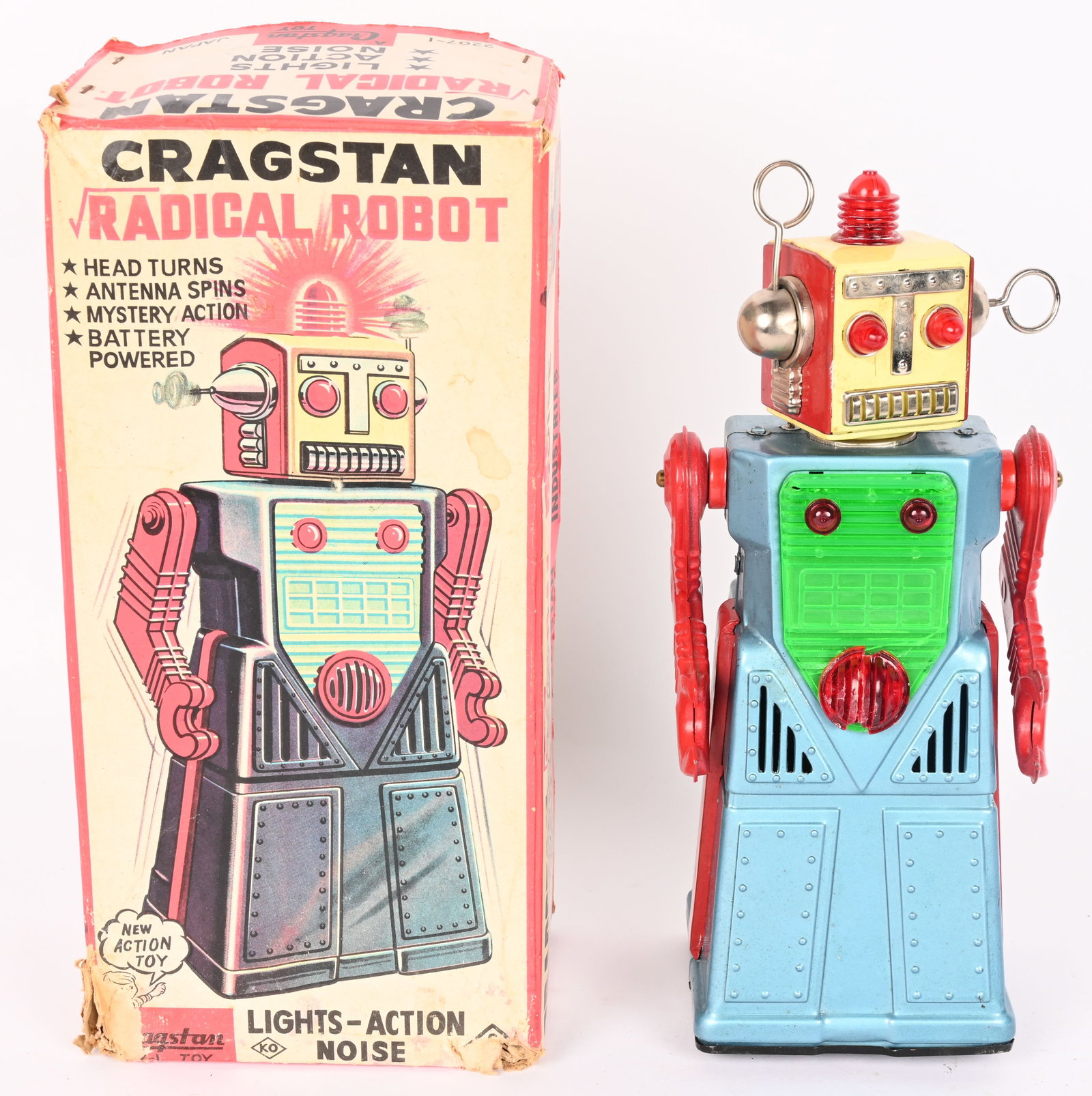 YOSHIYA BATTERY OP RADICAL ROBOT w/ BOX (1 of 13)