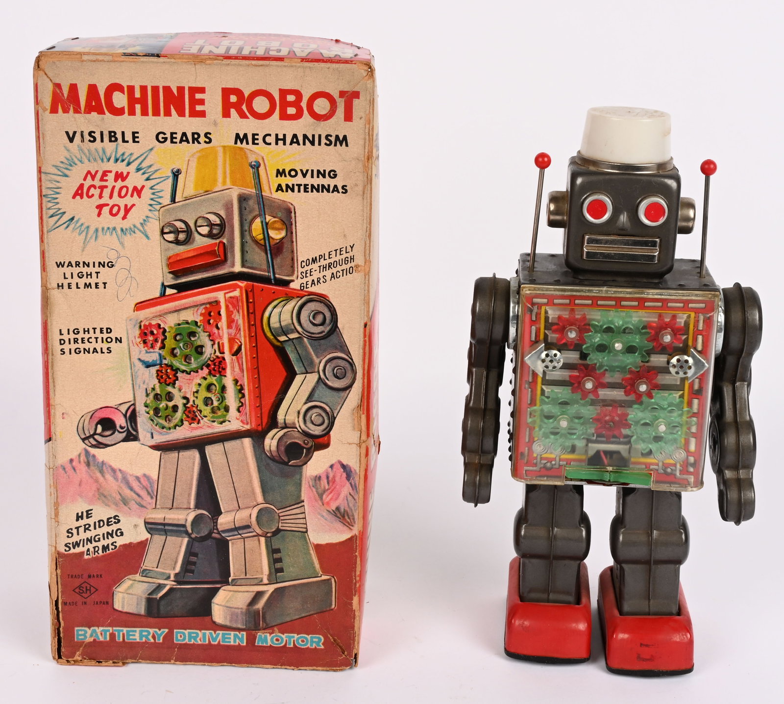 HORIKAWA BATTERY OP MACHINE ROBOT w/ BOX (1 of 11)