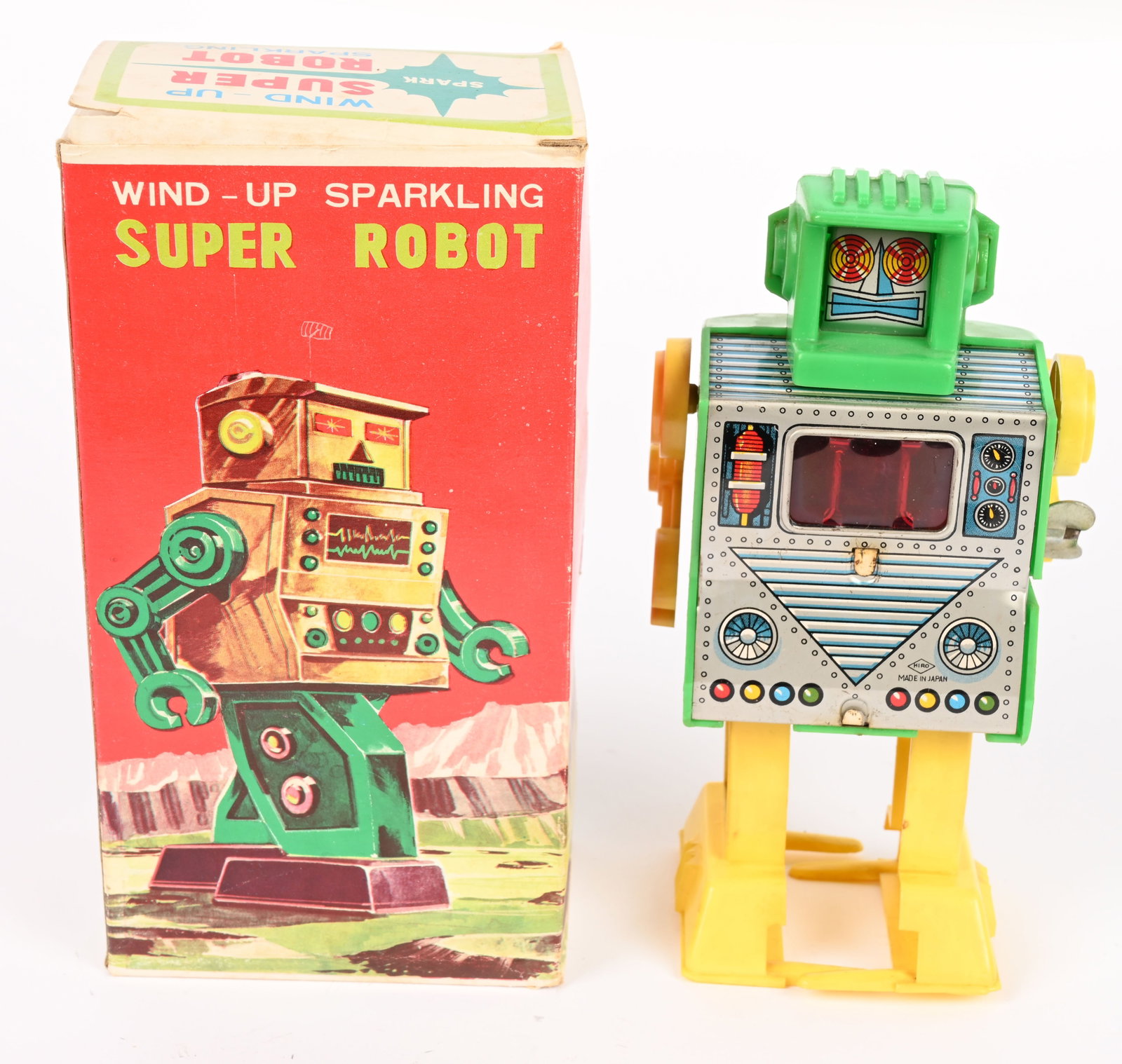 HIRO WINDUP SUPER ROBOT w/ BOX - 2