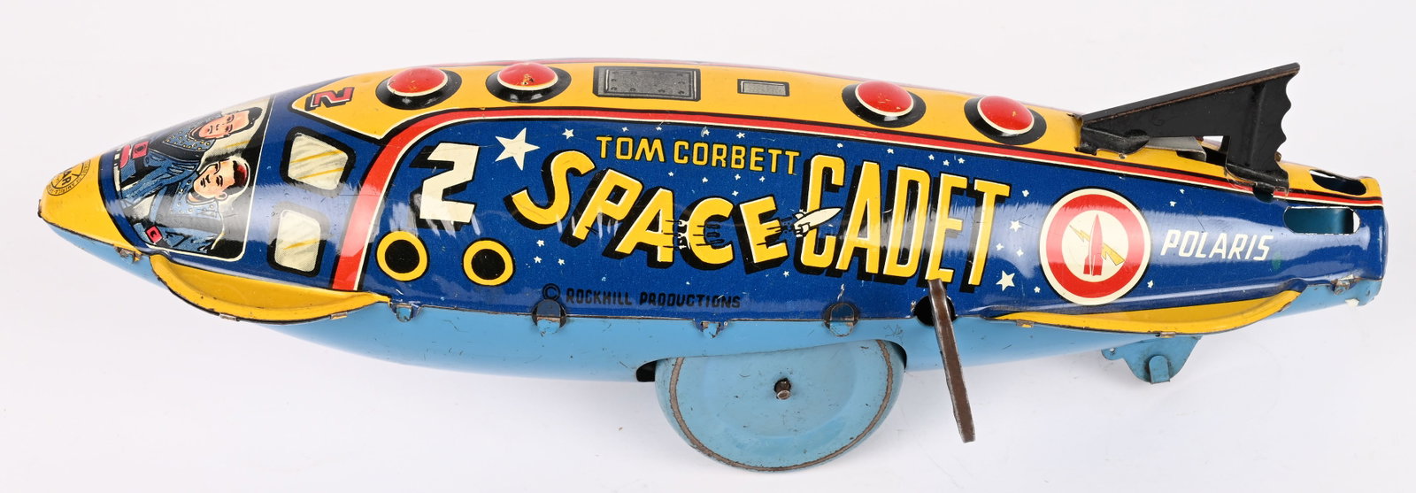 MARX TIN WINDUP TOM CORBETT SPACE CADET POLARIS (1 of 6)