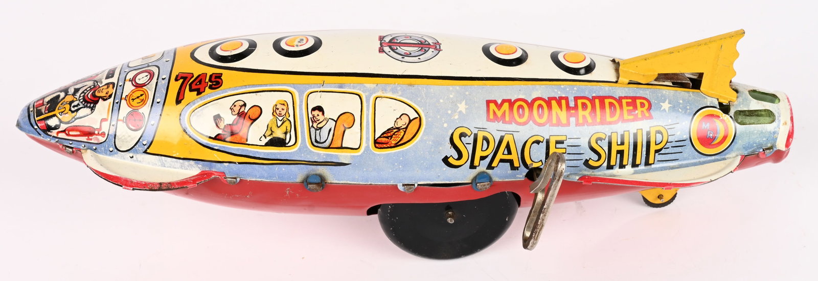MARX TIN WINDUP MOON-RIDER SPACE SHIP (1 of 6)
