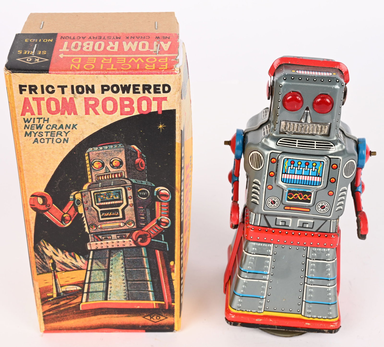 YOSHIYA TIN WINDUP ATOM ROBOT (1 of 5)