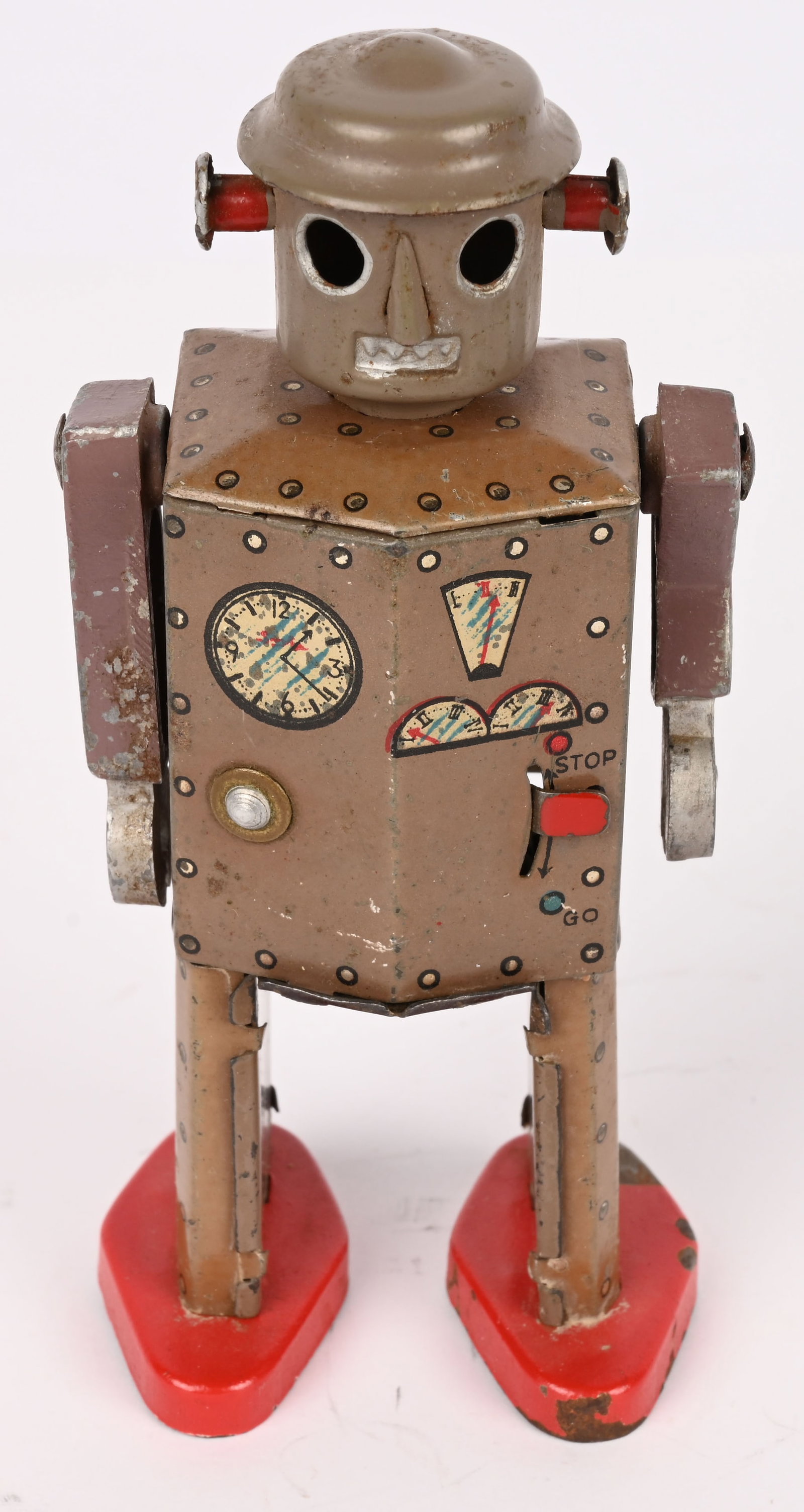 KURAMOCHI TIN WINDUP ATOMIC ROBOT MAN (1 of 4)