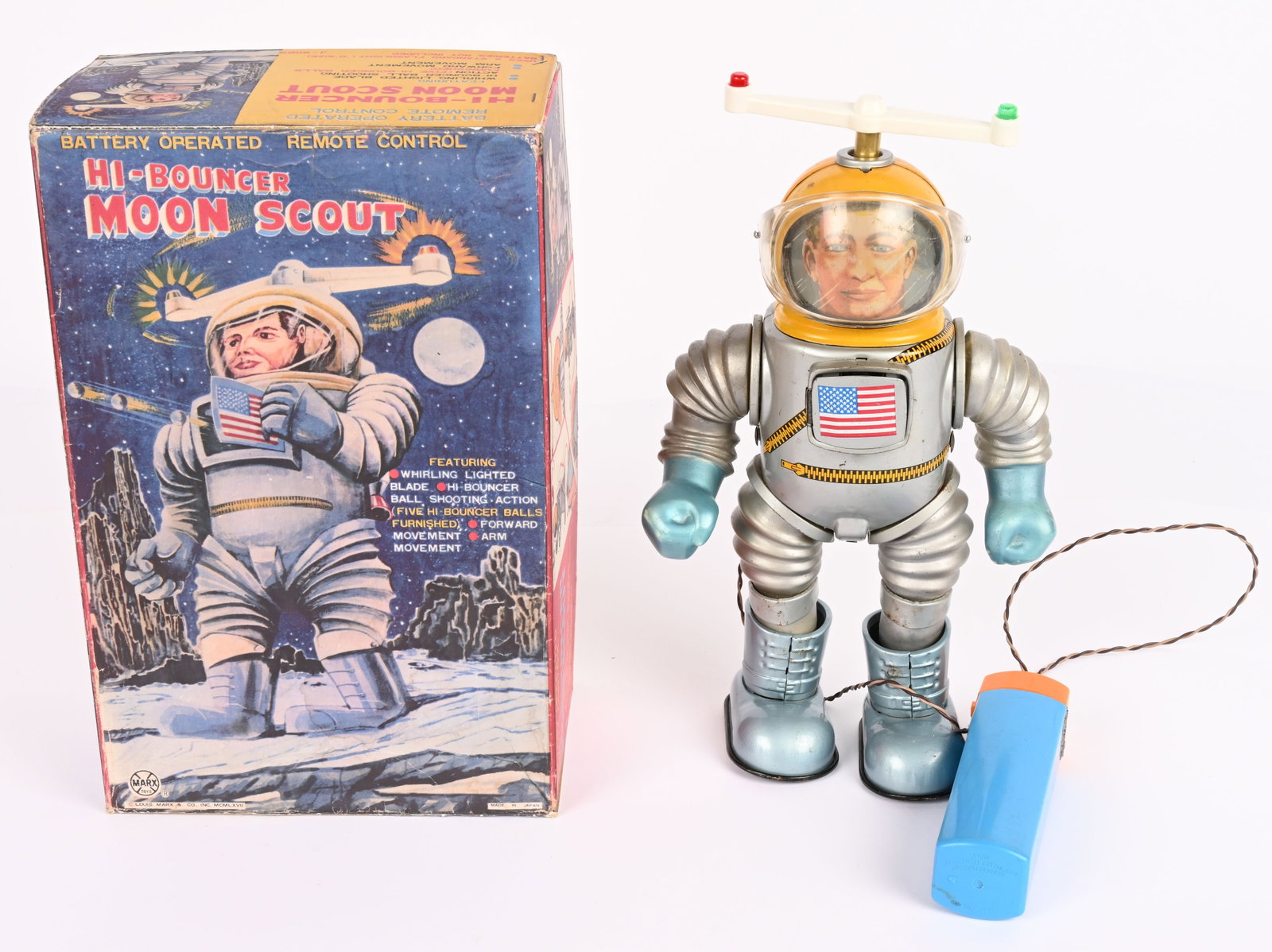 MARX BATTERY OP HI-BOUNCER MOON SCOUT (1 of 6)