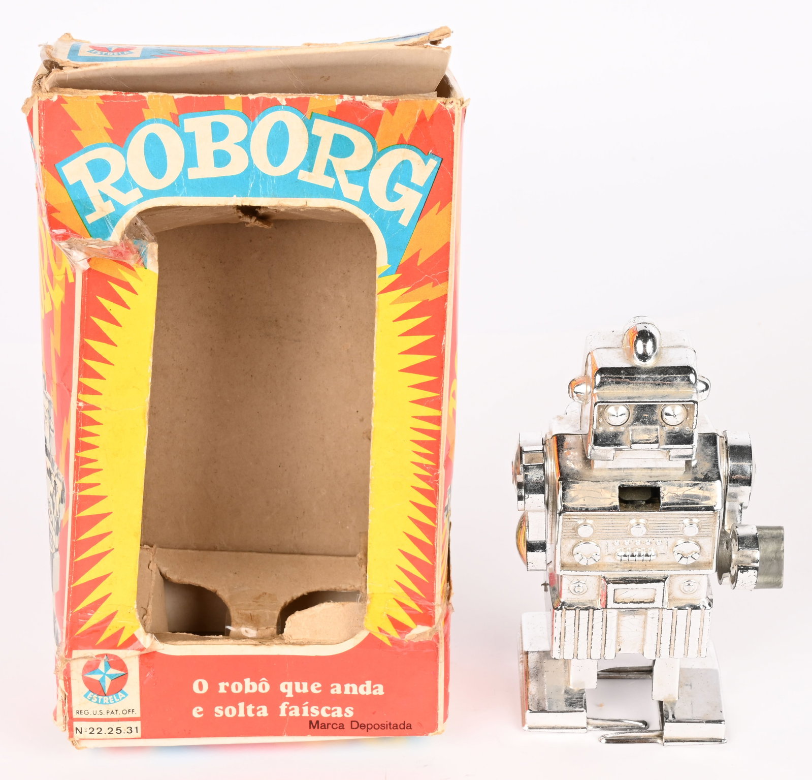 ESTRELLA WINDUP ROBORG ROBOT w/ BOX (1 of 10)