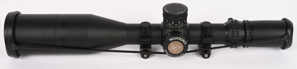 NIGHTFORCE ATACR 5-25X56 ILLUMINATED SCOPE: The Nightforce ATACR 5-25x56 is a premium, long-range tactical riflescope. It features multi-coated Extra-low Dispersion (ED) glass for extreme clarity. It also includes a 34mm main tube, ZeroStop tur