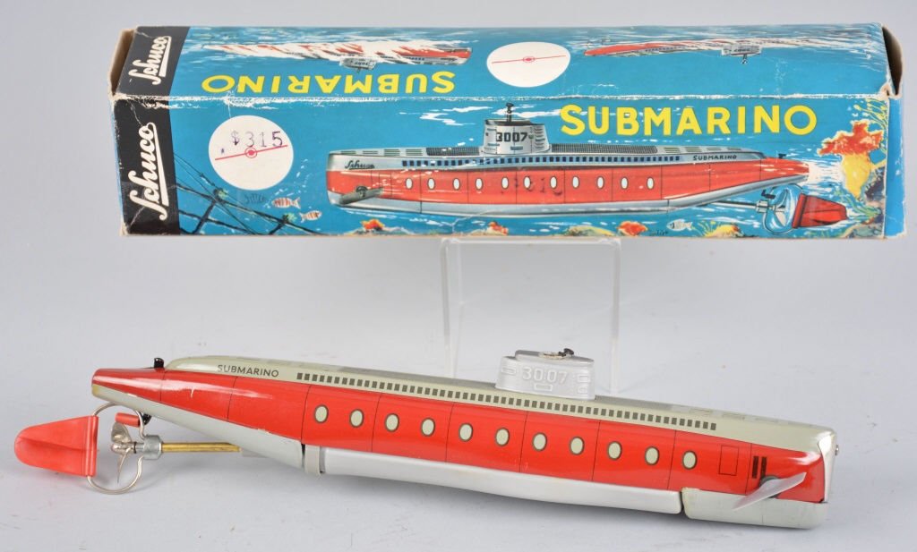 SCHUCO Windup SUBMARINO w/Box: All original with great colors. With Box. Excellent