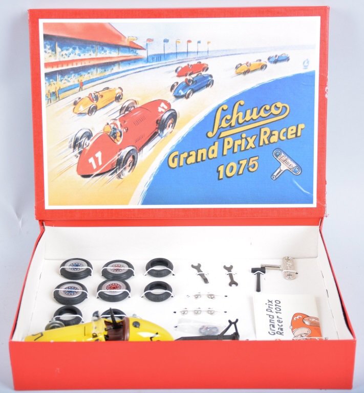CONTEMPORARY SCHUCO GRAND PRIX RACER SET: Set #1075 Complete set that’s unused. Near Mint