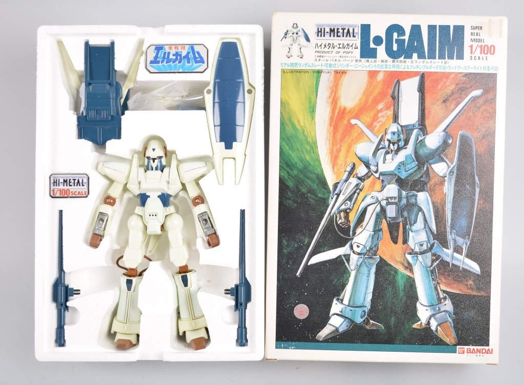 BANDAI L GAIM ROBOT w/BOX: Scale robot with box. Very Good.