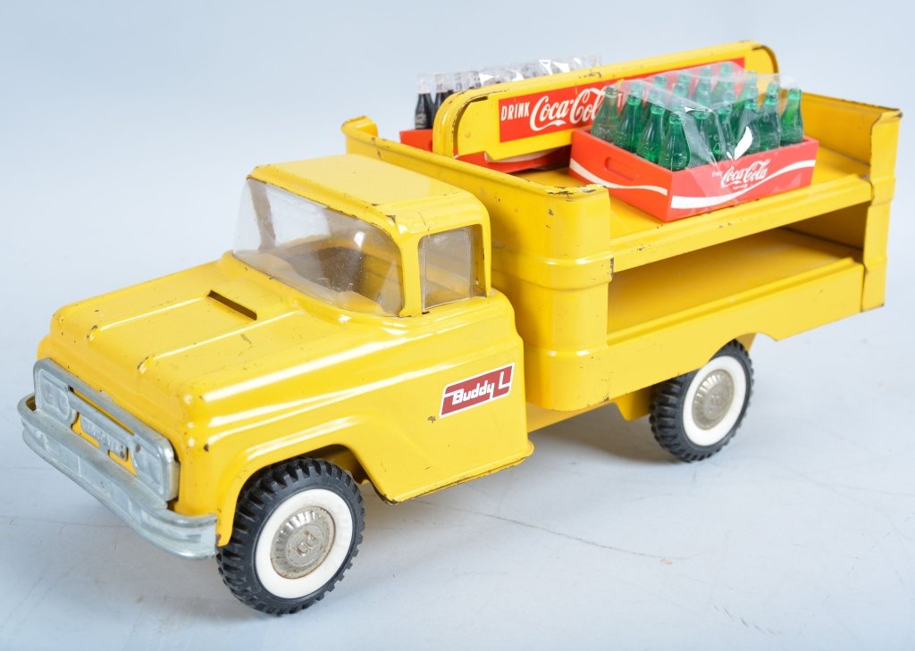 Buddy L Pressed Steel Coca Cola Delivery Truck: Original Truck with great paint and decals. Come with 2 original cases. Excellent