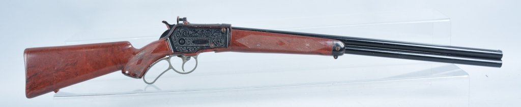 Vintage Lone Ranger Cap Rifle: Well made 1950's cap rifle made of plastic and metal, trigger spring not working, and tiny crack by lever, and general play wear, 33 1/2", Displays well-Very Good