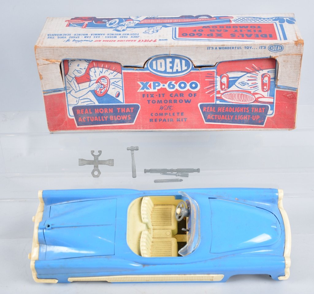 Ideal XP-600 FIX IT CAR w/Box: All origional and not broken. Seems to be missing a few parts. With Box. Very Good