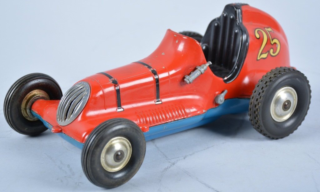 COX THIMBLE DROME Champion RACER: All original diecast Race Car, #25 with great colors. 10" Long. Excellent
