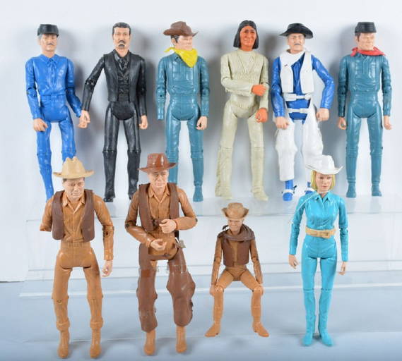 Lot of 10 MARX JOHNNY WEST ACTION FIGURES Feb 21, 2015 Milestone