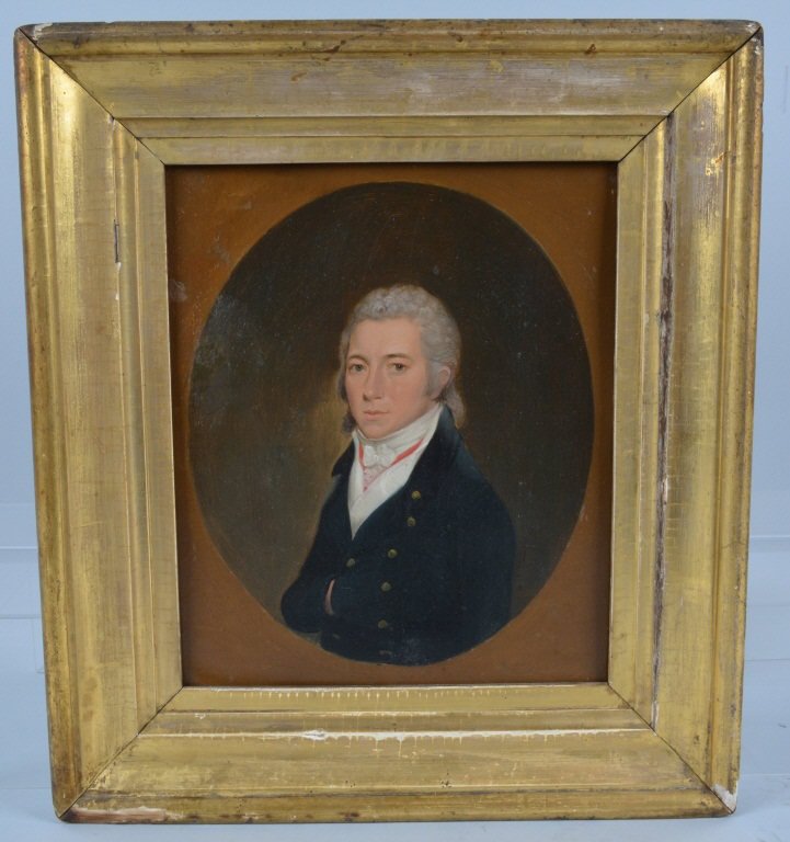 19th Century DUTCH SCHOOL "MILITARY PORTRAIT": Very nice 19th Century Dutch School Military Portrait Oil on Tin. 18"x15"