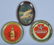 Lot of 3 VINTAGE ADVERTISING TIP TRAYS