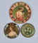 Lot of 3 VINTAGE ADVERTISING TIP TRAYS