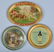 Lot of 3 VINTAGE ADVERTISING TIP TRAYS