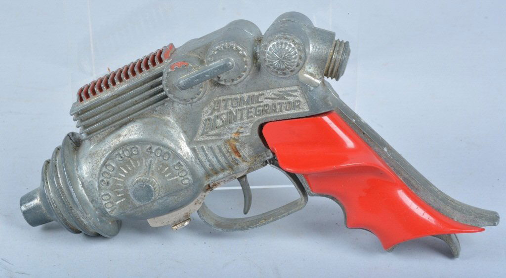 HUBLEY ATOMIC DISINTEGRATOR PISTOL: Excellent toy cap gun. All original with great details. Excellent