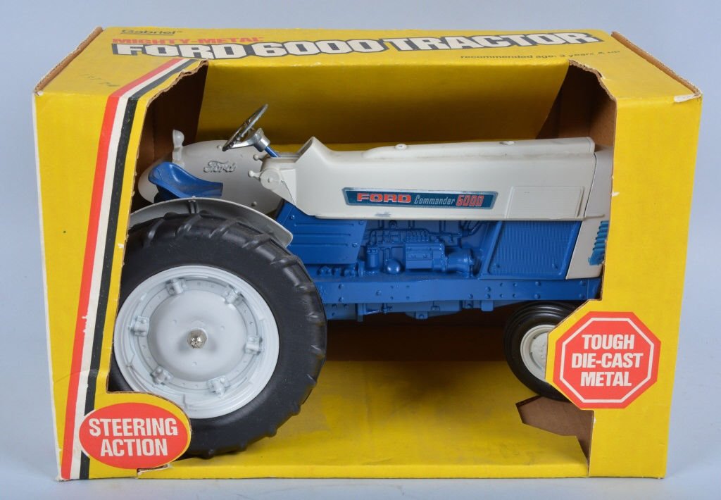 HUBLEY FORD COMMANDER 6000 TRACTOR mib: New Old Stock still sealed in Box. 11" long. Prov. Hubely Archives