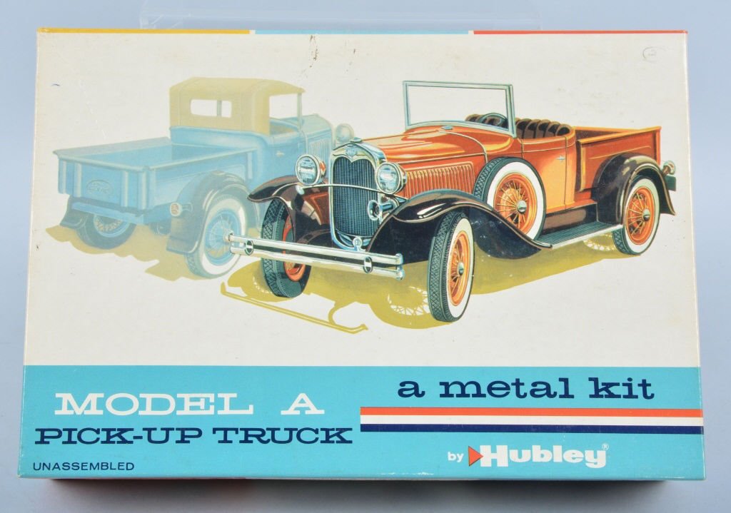 HUBLEY MODEL A PICKUP TRUCK METAL KIT mib: New Old Stock still sealed in Box. Prov. Hubley Archive