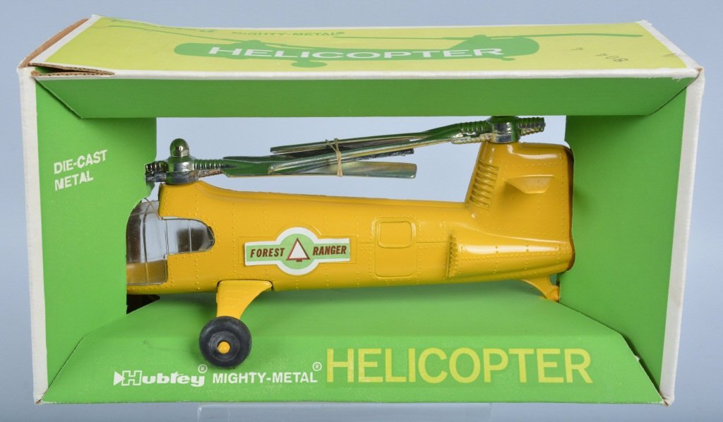 HUBLEY MIGHTY METAL HELICOPTER mib: New Old Stock sealed in Box. Prov. Hubley Archive