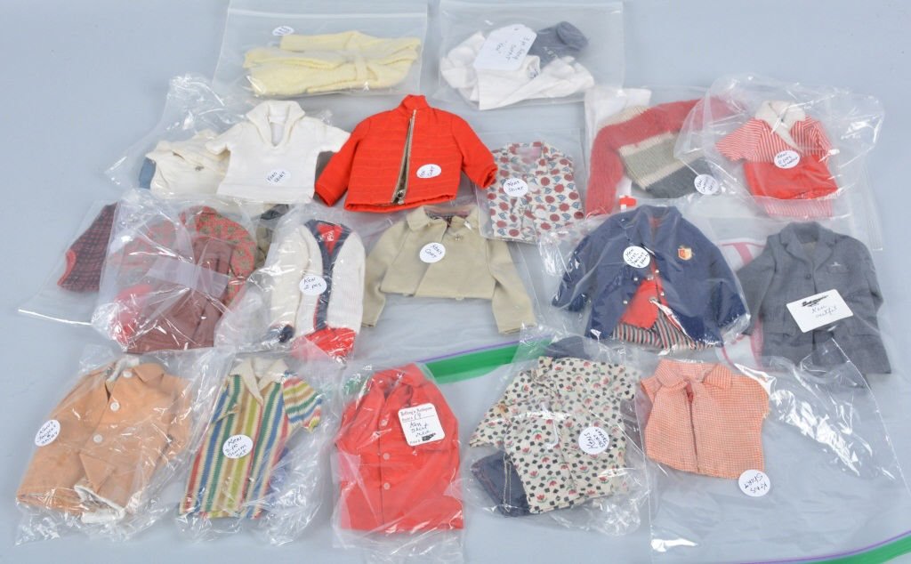 Lot of 20 Mattel Ken Doll Original Clothing: Nice varied lot. Very Good-Excellent