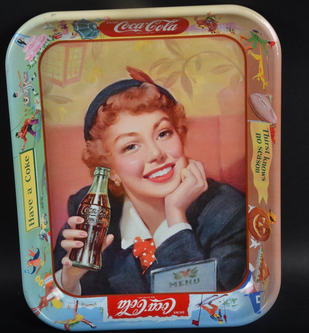 1950s COCA COLA TRAY (1 of 2)