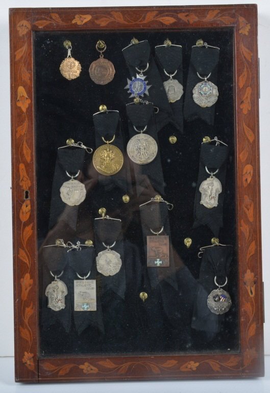Lot of 14 Early 1900s TRACK & FIELD MEDALS (1 of 8)
