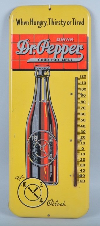 DR PEPPER TIN THERMOMETER (1 of 4)