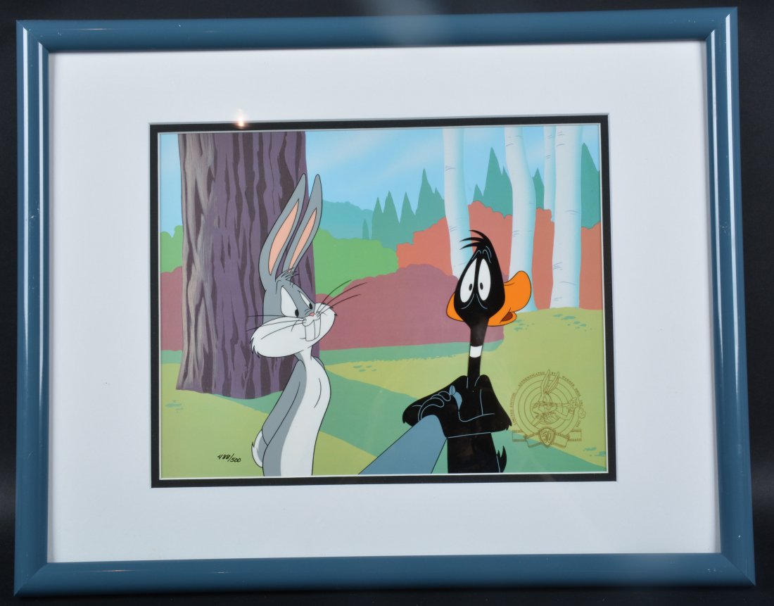 Limited Ed BUGS BUNNY & DAFFY DUCK ANIMATION CELL (1 of 4)