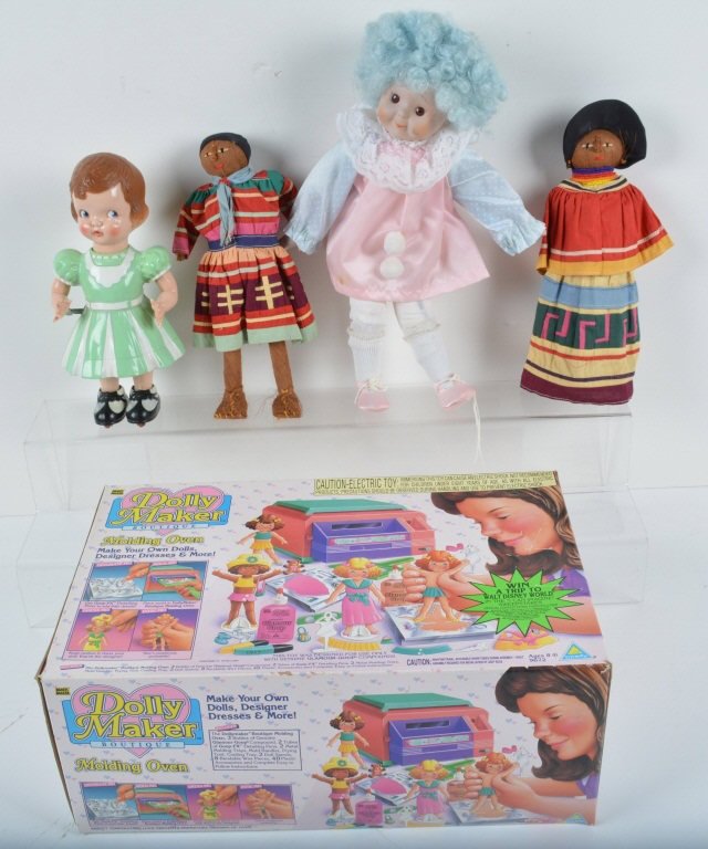 Lot of VINTAGE DOLLS & MORE (1 of 6)