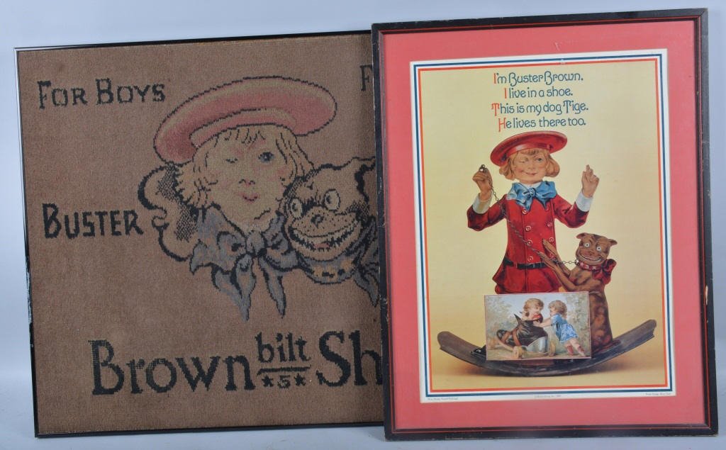 BUSTER BROWN DOOR MAT & POSTER (1 of 6)