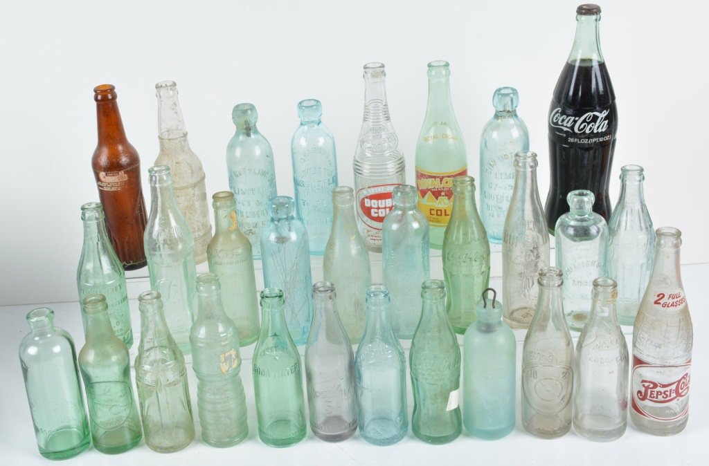 Lot of Vintage COCA COLA, PEPSI, and MORE BOTTLES (1 of 6)