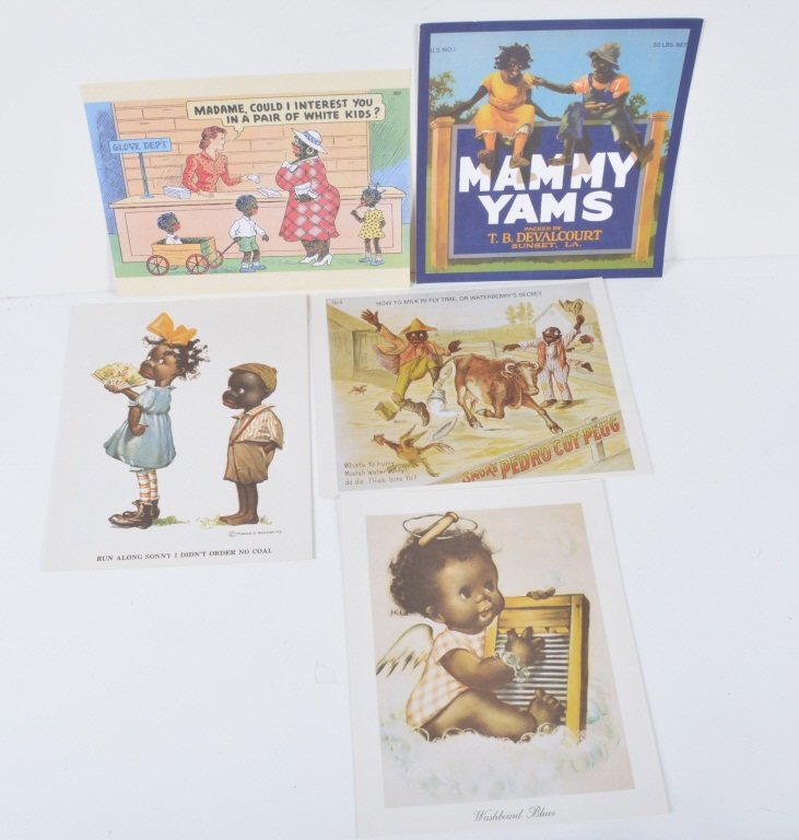 Huge Lot of BLACK ARTIST PRINTS: Large lot of Black Cartoon artist proof prints and other prints. From collection of an employee of Cleveland Artist Printing Shop. Over 25 pieces. Excellent