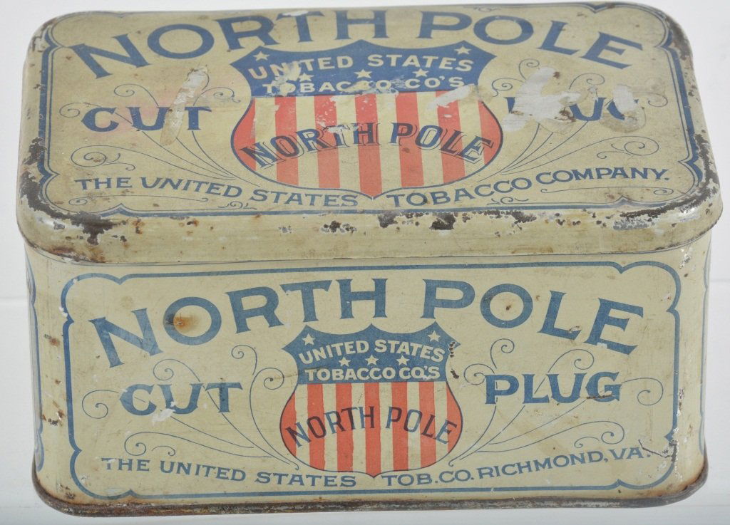 NOTRH POLE CUT PLUG TOBACCO TIN (1 of 4)
