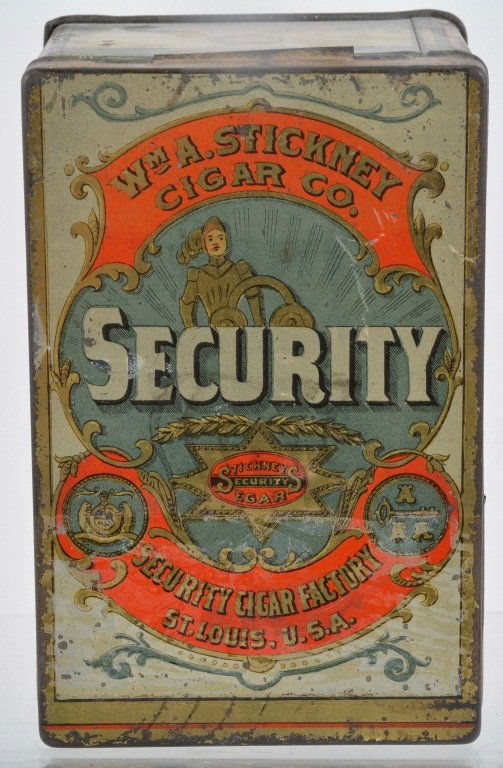 SECURITY CIGAR TIN (1 of 6)